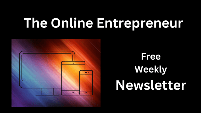 Online Entrepreneur Newsletter #041